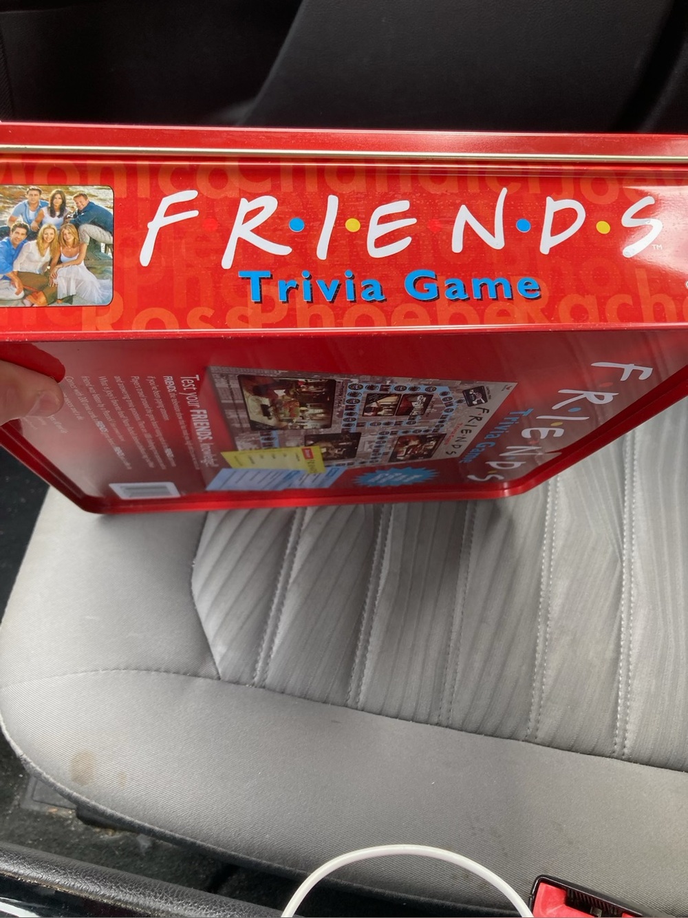 Friends Trivia Game Cardinal Industries test knowledge of the TV show red tin - Picture 3 of 9